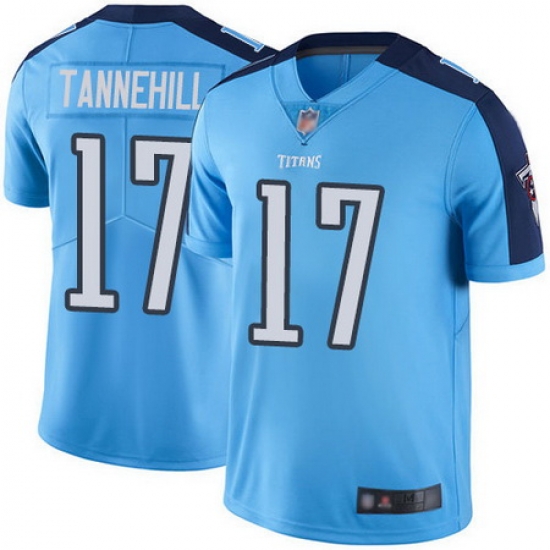 Titans 17 Ryan Tannehill Light Blue Men Stitched Football Limited Rush Jersey Titans 17 Ryan Tannehill Light Blue Men Stitched Football Limited Rush Jersey