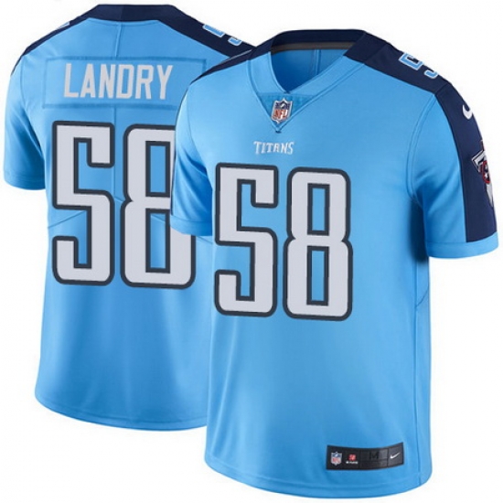 Nike Titans #58 Harold Landry Light Blue Youth Stitched NFL Limited Rush Jersey Nike Titans #58 Harold Landry Light Blue Youth Stitched NFL Limited Rush Jersey