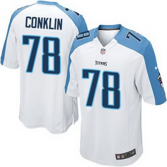 Nike Titans #78 Jack Conklin White Youth Stitched NFL Elite Jersey Nike Titans #78 Jack Conklin White Youth Stitched NFL Elite Jersey