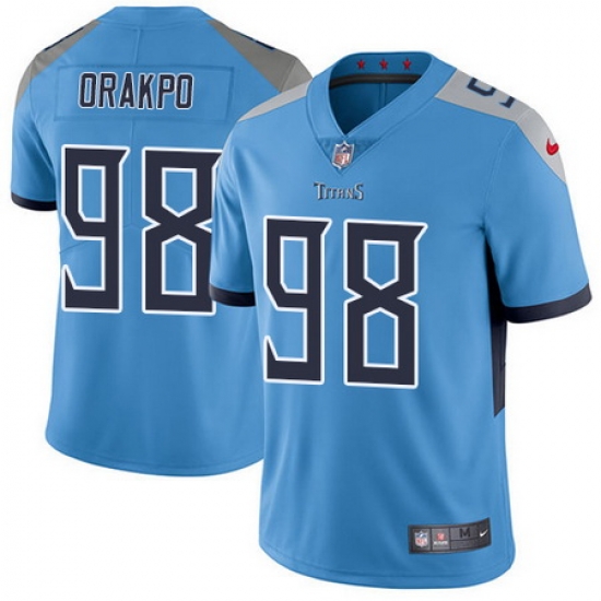 Nike Titans #98 Brian Orakpo Light Blue Team Color Youth Stitched NFL Vapor Untouchable Limited Jersey Nike Titans #98 Brian Orakpo Light Blue Team Color Youth Stitched NFL Vapor Untouchable Limited Jersey