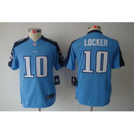 Nike Youth NFL Tennessee Titans #10 Jake Locker LT Blue Limited Jerseys Nike Youth NFL Tennessee Titans #10 Jake Locker LT Blue Limited Jerseys