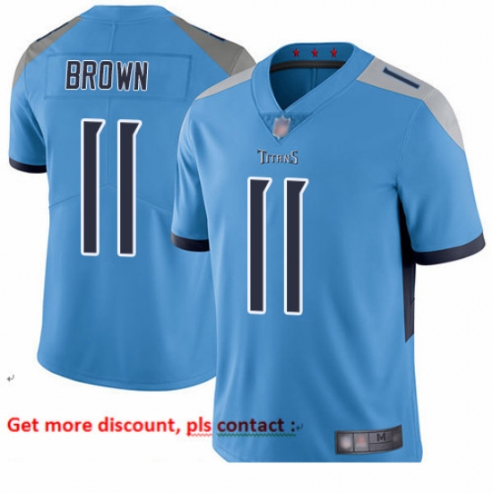 Titans 11 A J Brown Light Blue Alternate Youth Stitched Football Vapor Untouchable Limited Jersey Titans 11 A J Brown Light Blue Alternate Youth Stitched Football Vapor Untouchable Limited Jersey