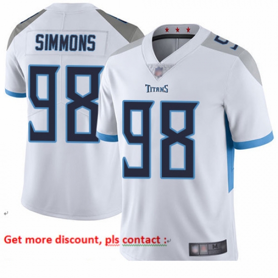 Titans 98 Jeffery Simmons White Youth Stitched Football Vapor Untouchable Limited Jersey Titans 98 Jeffery Simmons White Youth Stitched Football Vapor Untouchable Limited Jersey