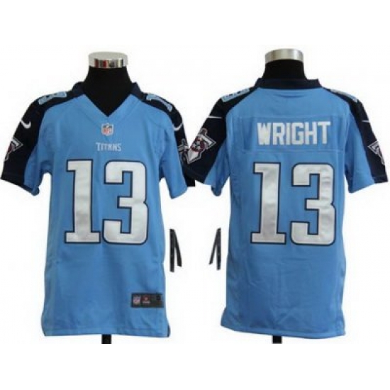 Youth Nike Tennessee Titans 13# Kendall Wright Light Blue Nike NFL Jerseys Youth Nike Tennessee Titans 13# Kendall Wright Light Blue Nike NFL Jerseys