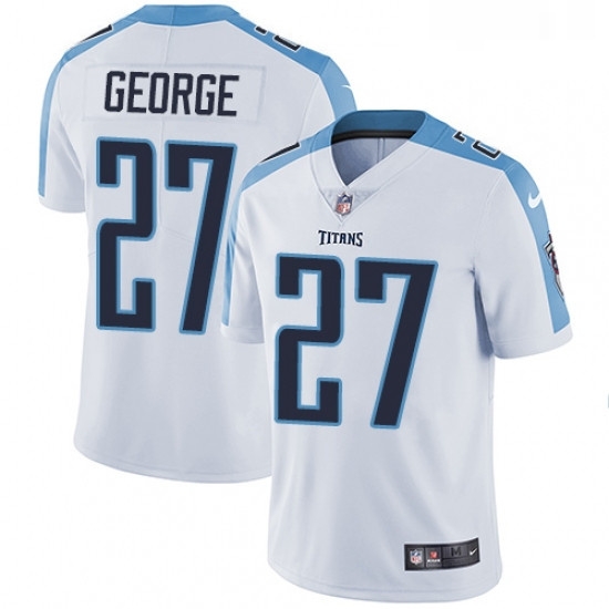Youth Nike Tennessee Titans 27 Eddie George White Vapor Untouchable Limited Player NFL Jersey Youth Nike Tennessee Titans 27 Eddie George White Vapor Untouchable Limited Player NFL Jersey