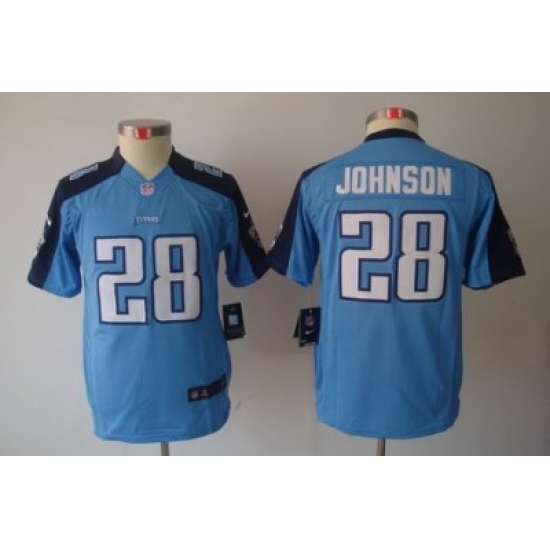 Youth Nike Tennessee Titans 28# Chris Johnson LT Blue Limited Jerseys Youth Nike Tennessee Titans 28# Chris Johnson LT Blue Limited Jerseys