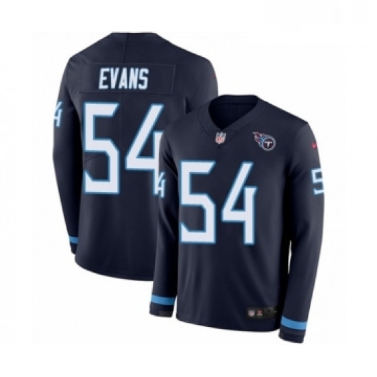 Youth Nike Tennessee Titans 54 Rashaan Evans Limited Navy Blue Therma Long Sleeve NFL Jersey Youth Nike Tennessee Titans 54 Rashaan Evans Limited Navy Blue Therma Long Sleeve NFL Jersey