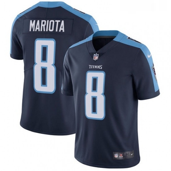 Youth Nike Tennessee Titans 8 Marcus Mariota Navy Blue Alternate Vapor Untouchable Limited Player NFL Jersey Youth Nike Tennessee Titans 8 Marcus Mariota Navy Blue Alternate Vapor Untouchable Limited Player NFL Jersey