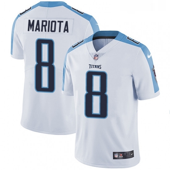 Youth Nike Tennessee Titans 8 Marcus Mariota White Vapor Untouchable Limited Player NFL Jersey Youth Nike Tennessee Titans 8 Marcus Mariota White Vapor Untouchable Limited Player NFL Jersey