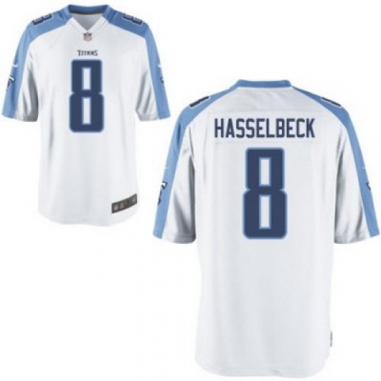 Youth Nike Tennessee Titans 8# Matt Hasselbeck White Jerseys Youth Nike Tennessee Titans 8# Matt Hasselbeck White Jerseys