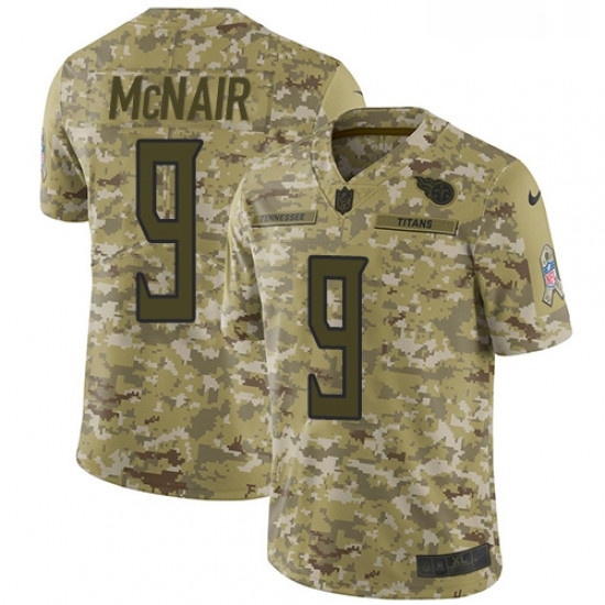 Youth Nike Tennessee Titans 9 Steve McNair Limited Camo 2018 Salute to Service NFL Jersey Youth Nike Tennessee Titans 9 Steve McNair Limited Camo 2018 Salute to Service NFL Jersey