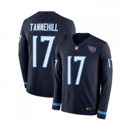 Youth Tennessee Titans 17 Ryan Tannehill Limited Navy Blue Therma Long Sleeve Football Jersey Youth Tennessee Titans 17 Ryan Tannehill Limited Navy Blue Therma Long Sleeve Football Jersey
