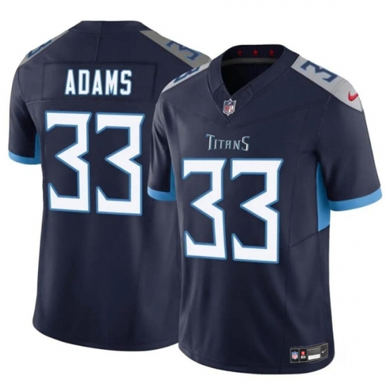 Youth Tennessee Titans 33 Jamal Adams Navy 2024 F U S E Vapor Limited Stitched Football Jersey Youth Tennessee Titans 33 Jamal Adams Navy 2024 F U S E Vapor Limited Stitched Football Jersey
