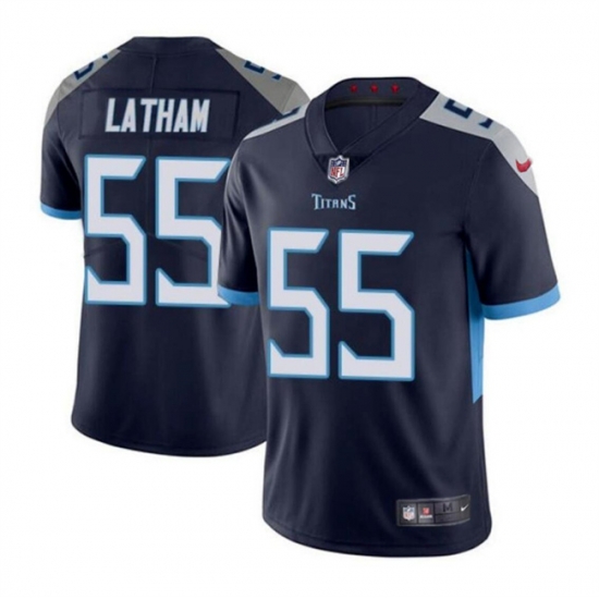 Youth Tennessee Titans 55 JC Latham Navy 2024 Draft Vapor Limited Stitched Football Jersey Youth Tennessee Titans 55 JC Latham Navy 2024 Draft Vapor Limited Stitched Football Jersey