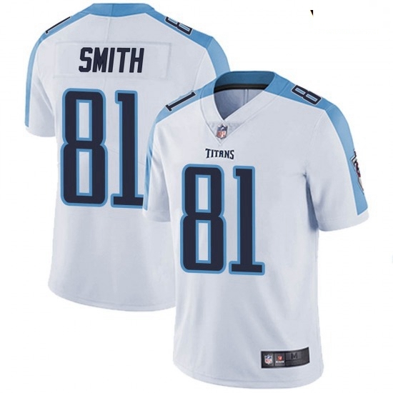 Youth Tennessee Titans 81 Jonnu Smith White Vapor Limited Jersey Youth Tennessee Titans 81 Jonnu Smith White Vapor Limited Jersey