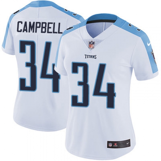 Nike Titans #34 Earl Campbell White Womens Stitched NFL Vapor Untouchable Limited Jersey Nike Titans #34 Earl Campbell White Womens Stitched NFL Vapor Untouchable Limited Jersey