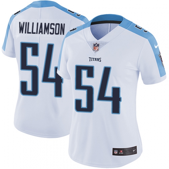 Nike Titans #54 Avery Williamson White Womens Stitched NFL Vapor Untouchable Limited Jersey Nike Titans #54 Avery Williamson White Womens Stitched NFL Vapor Untouchable Limited Jersey