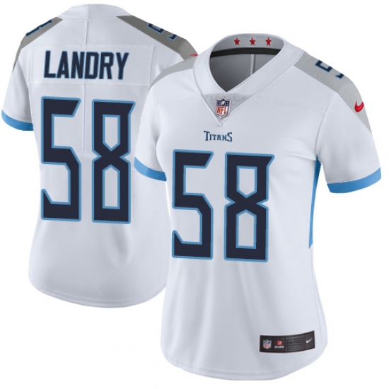 Nike Titans #58 Harold Landry White Womens Stitched NFL Vapor Untouchable Limited Jersey Nike Titans #58 Harold Landry White Womens Stitched NFL Vapor Untouchable Limited Jersey