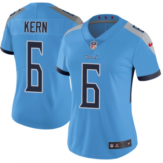 Nike Titans #6 Brett Kern Light Blue Team Color Womens Stitched NFL Vapor Untouchable Limited Jersey Nike Titans #6 Brett Kern Light Blue Team Color Womens Stitched NFL Vapor Untouchable Limited Jersey