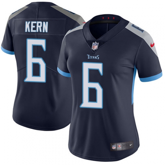 Nike Titans #6 Brett Kern Navy Blue Alternate Womens Stitched NFL Vapor Untouchable Limited Jersey Nike Titans #6 Brett Kern Navy Blue Alternate Womens Stitched NFL Vapor Untouchable Limited Jersey