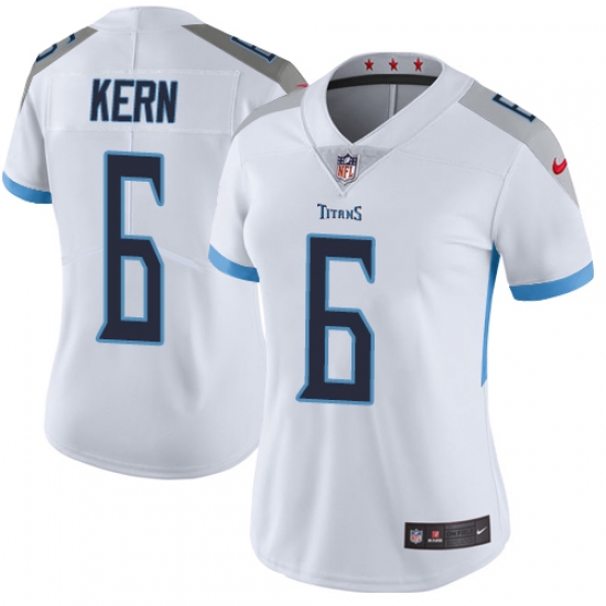 Nike Titans #6 Brett Kern White Womens Stitched NFL Vapor Untouchable Limited Jersey Nike Titans #6 Brett Kern White Womens Stitched NFL Vapor Untouchable Limited Jersey