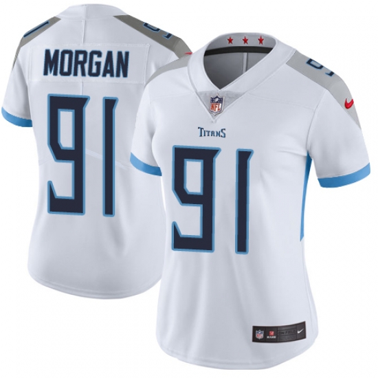 Nike Titans #91 Derrick Morgan White Womens Stitched NFL Vapor Untouchable Limited Jersey Nike Titans #91 Derrick Morgan White Womens Stitched NFL Vapor Untouchable Limited Jersey