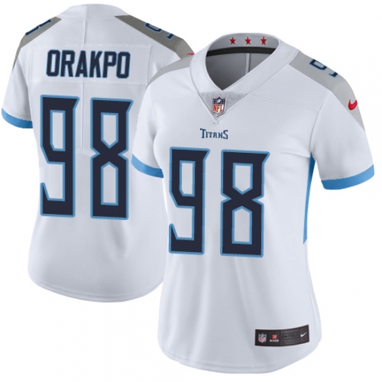 Nike Titans #98 Brian Orakpo White Womens Stitched NFL Vapor Untouchable Limited Jersey Nike Titans #98 Brian Orakpo White Womens Stitched NFL Vapor Untouchable Limited Jersey
