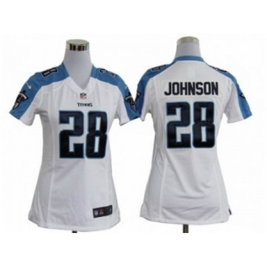 Nike Women NFL Tennessee Titans #28 Chris Johnson white Jerseys Nike Women NFL Tennessee Titans #28 Chris Johnson white Jerseys