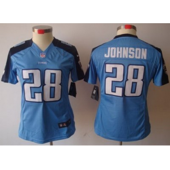 Women Nike Tennessee Titans 28# Chris Johnson Light Blue Game LIMITED NFL Jerseys Women Nike Tennessee Titans 28# Chris Johnson Light Blue Game LIMITED NFL Jerseys