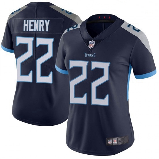 Women Tennessee Titans 22 Derrick Henry Blue Vapor Untouchable Limited Jersey Women Tennessee Titans 22 Derrick Henry Blue Vapor Untouchable Limited Jersey