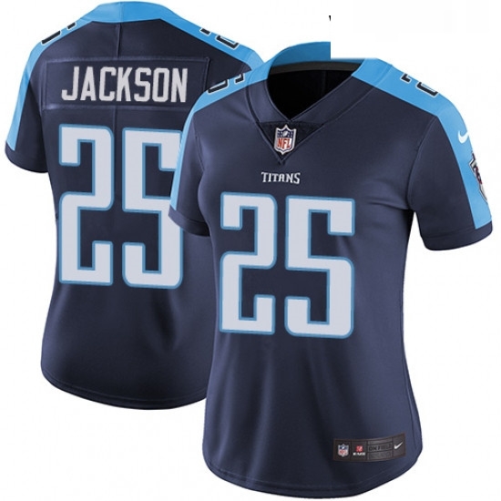 Womens Nike Tennessee Titans 25 Adoree Jackson Navy Blue Alternate Vapor Untouchable Limited Player NFL Jersey Womens Nike Tennessee Titans 25 Adoree Jackson Navy Blue Alternate Vapor Untouchable Limited Player NFL Jersey