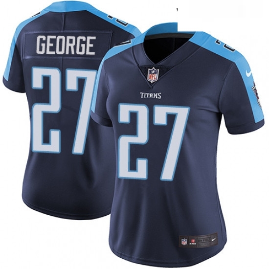 Womens Nike Tennessee Titans 27 Eddie George Elite Navy Blue Alternate NFL Jersey Womens Nike Tennessee Titans 27 Eddie George Elite Navy Blue Alternate NFL Jersey