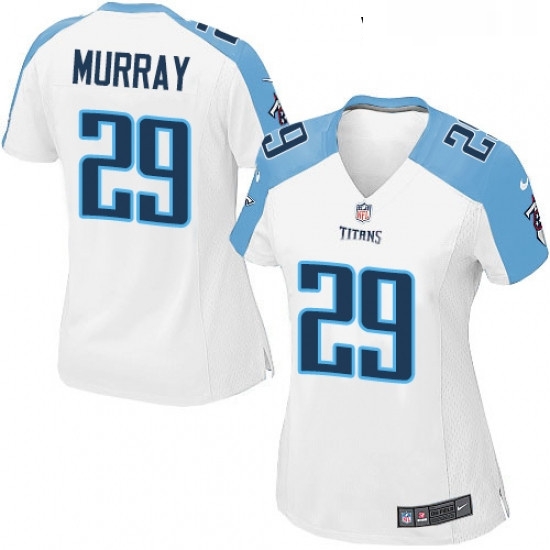 Womens Nike Tennessee Titans 29 DeMarco Murray Game White NFL Jersey Womens Nike Tennessee Titans 29 DeMarco Murray Game White NFL Jersey