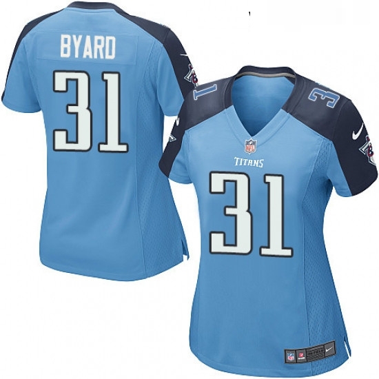 Womens Nike Tennessee Titans 31 Kevin Byard Game Light Blue Team Color NFL Jersey Womens Nike Tennessee Titans 31 Kevin Byard Game Light Blue Team Color NFL Jersey