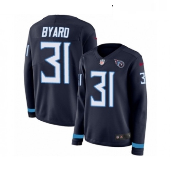 Womens Nike Tennessee Titans 31 Kevin Byard Limited Navy Blue Therma Long Sleeve NFL Jersey Womens Nike Tennessee Titans 31 Kevin Byard Limited Navy Blue Therma Long Sleeve NFL Jersey