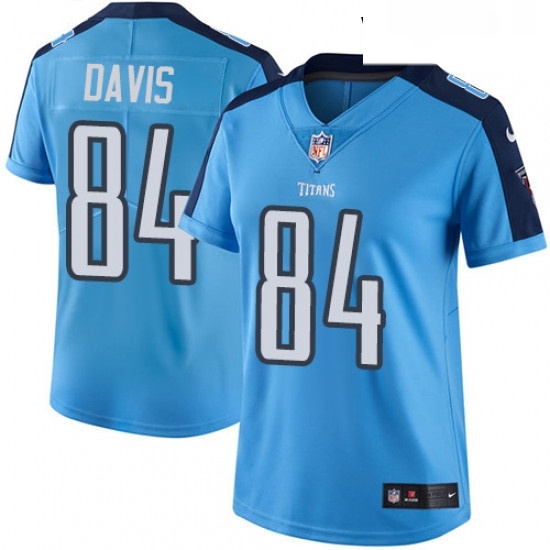 Womens Nike Tennessee Titans 84 Corey Davis Elite Light Blue Team Color NFL Jersey Womens Nike Tennessee Titans 84 Corey Davis Elite Light Blue Team Color NFL Jersey