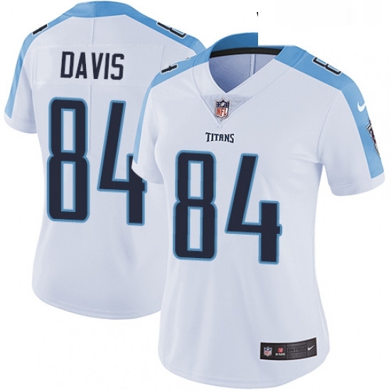 Womens Nike Tennessee Titans 84 Corey Davis Elite White NFL Jersey Womens Nike Tennessee Titans 84 Corey Davis Elite White NFL Jersey