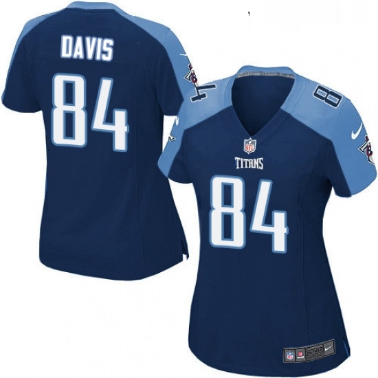 Womens Nike Tennessee Titans 84 Corey Davis Game Navy Blue Alternate NFL Jersey Womens Nike Tennessee Titans 84 Corey Davis Game Navy Blue Alternate NFL Jersey