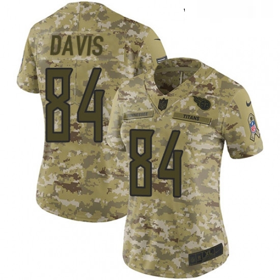 Womens Nike Tennessee Titans 84 Corey Davis Limited Camo 2018 Salute to Service NFL Jersey Womens Nike Tennessee Titans 84 Corey Davis Limited Camo 2018 Salute to Service NFL Jersey