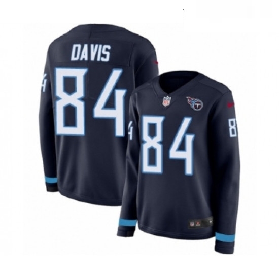Womens Nike Tennessee Titans 84 Corey Davis Limited Navy Blue Therma Long Sleeve NFL Jersey Womens Nike Tennessee Titans 84 Corey Davis Limited Navy Blue Therma Long Sleeve NFL Jersey
