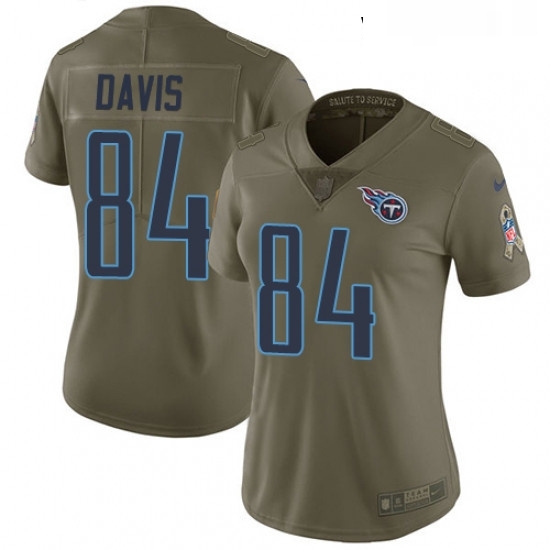 Womens Nike Tennessee Titans 84 Corey Davis Limited Olive 2017 Salute to Service NFL Jersey Womens Nike Tennessee Titans 84 Corey Davis Limited Olive 2017 Salute to Service NFL Jersey