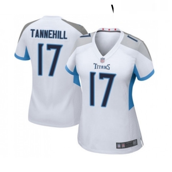 Womens Tennessee Titans 17 Ryan Tannehill Game White Football Jersey Womens Tennessee Titans 17 Ryan Tannehill Game White Football Jersey