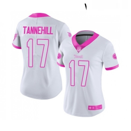 Womens Tennessee Titans 17 Ryan Tannehill Limited White Pink Rush Fashion Football Jersey Womens Tennessee Titans 17 Ryan Tannehill Limited White Pink Rush Fashion Football Jersey