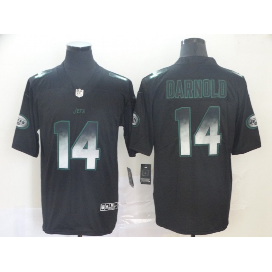 Jets 14 Sam Darnold Black Arch Smoke Vapor Untouchable Limited Jersey Jets 14 Sam Darnold Black Arch Smoke Vapor Untouchable Limited Jersey