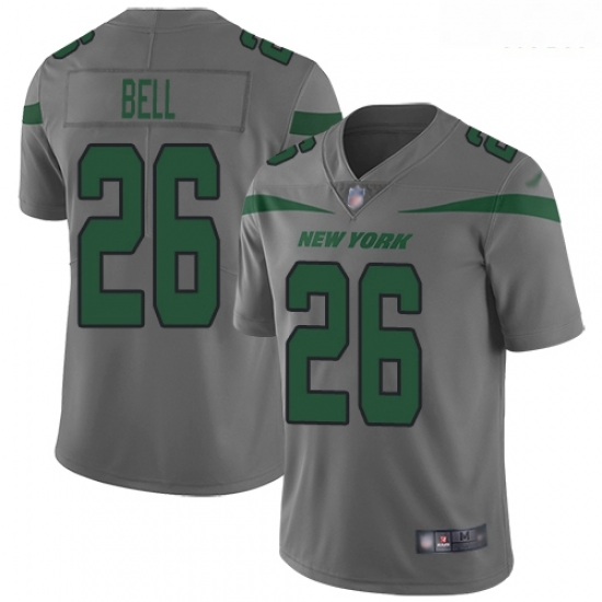 Jets 26 Le 27Veon Bell Gray Men Stitched Football Limited Inverted Legend Jersey Jets 26 Le 27Veon Bell Gray Men Stitched Football Limited Inverted Legend Jersey