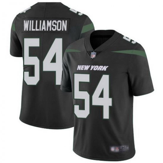 Jets #54 Avery Williamson Black Alternate Men Stitched Football Vapor Untouchable Limited Jersey Jets #54 Avery Williamson Black Alternate Men Stitched Football Vapor Untouchable Limited Jersey