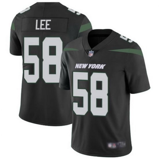 Jets #58 Darron Lee Black Alternate Men Stitched Football Vapor Untouchable Limited Jersey Jets #58 Darron Lee Black Alternate Men Stitched Football Vapor Untouchable Limited Jersey