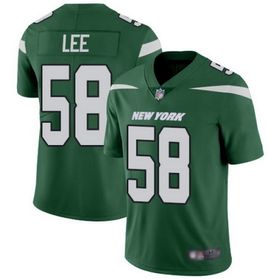 Jets #58 Darron Lee Green Team Color Men Stitched Football Vapor Untouchable Limited Jersey Jets #58 Darron Lee Green Team Color Men Stitched Football Vapor Untouchable Limited Jersey