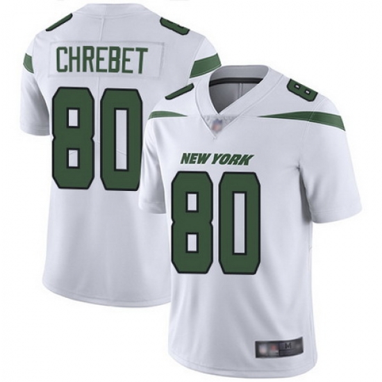Jets #80 Wayne Chrebet White Men Stitched Football Vapor Untouchable Limited Jersey Jets #80 Wayne Chrebet White Men Stitched Football Vapor Untouchable Limited Jersey