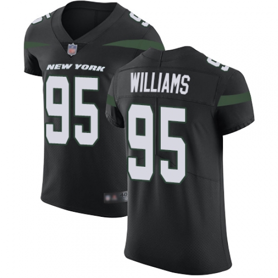 Jets 95 Quinnen Williams Black Alternate Men Stitched Football Vapor Untouchable Elite Jersey Jets 95 Quinnen Williams Black Alternate Men Stitched Football Vapor Untouchable Elite Jersey